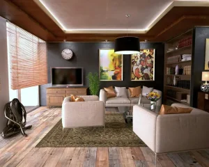 TV Lounge After Upscale